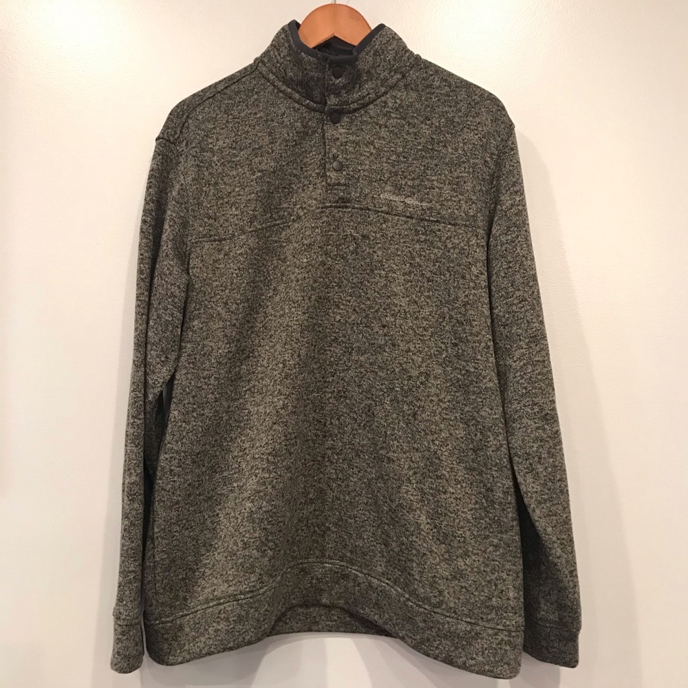 Eddie Bauer Three Snap Pullover XL